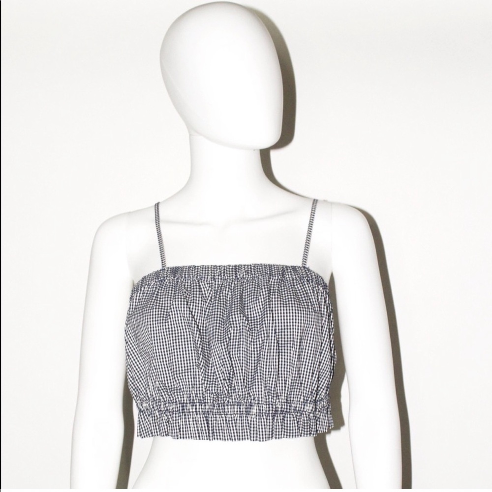 Checker Tank Tube Top